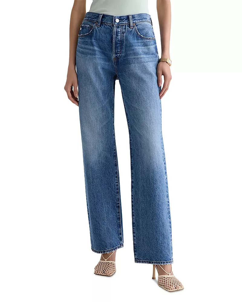 Ag Sydney High Rise Stovepipe Jeans in Candid