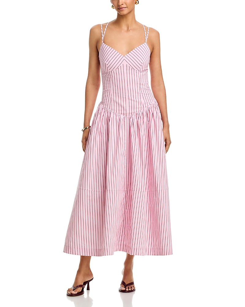 Cinq a Sept Rose Stripe Dagna Dress