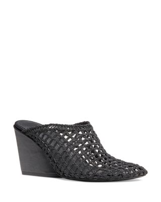 Women's Slant Crochet Mules