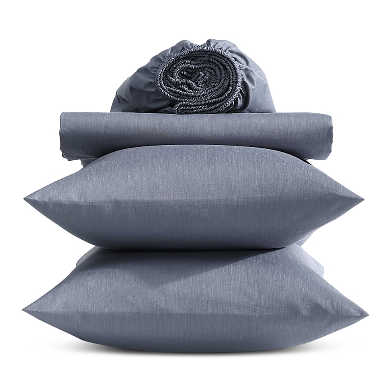 Calvin Klein Modern Comfort 4 Piece Sheet Set, King In Blue