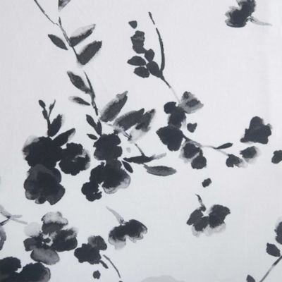 Noir Bouquet Cotton 3 Piece Comforter Set, King