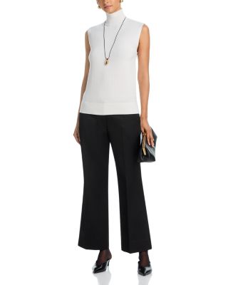 Kick Flare Raw Edge Trousers