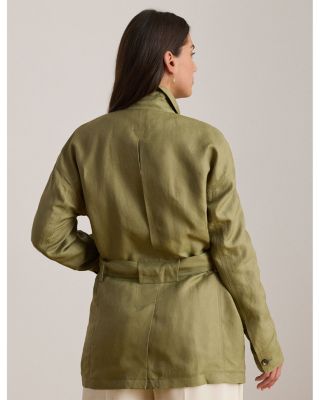 Linen Blend Twill Field Jacket - thumbnail 7