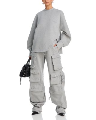 Sweatshirt & "Fern" Cotton Cargo Pants