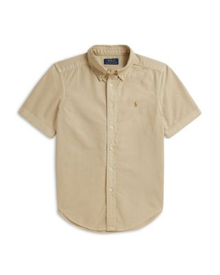 Boys' Garment Dyed Cotton Oxford Shirt - Little Kid, Big Kid