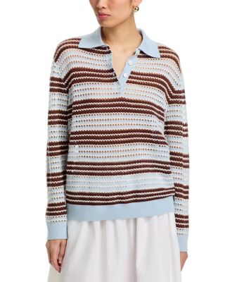Long Sleeve Polo Sweater