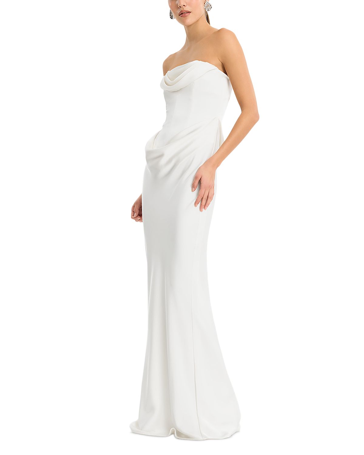 Rotate Corsage Long Dress