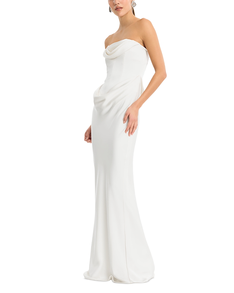 Rotate Corsage Long Dress
