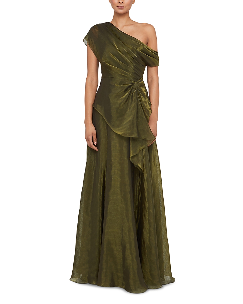 Theia Avalina Organza Lame Gown