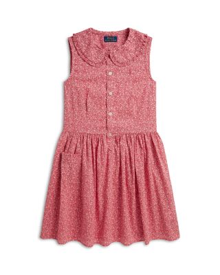 Girls' Floral Cotton Shirtdress - Big Kid