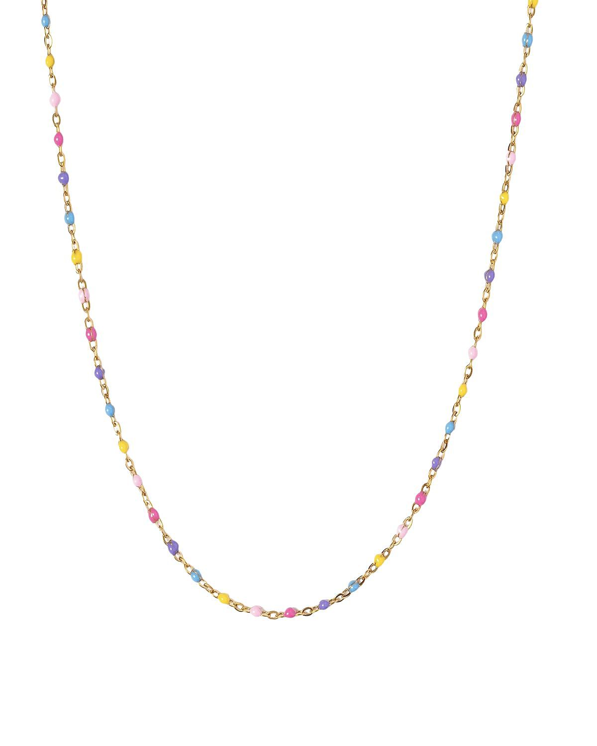 Pip Pop Girl's Enamel Bead Necklace