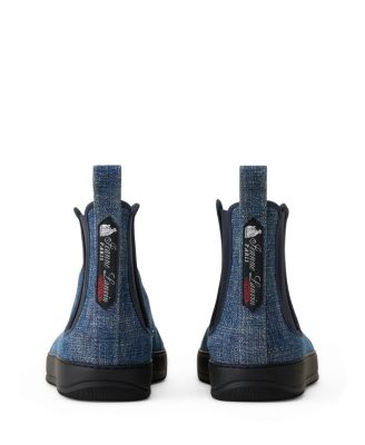   Dbb1 High Top Denim Sneakers