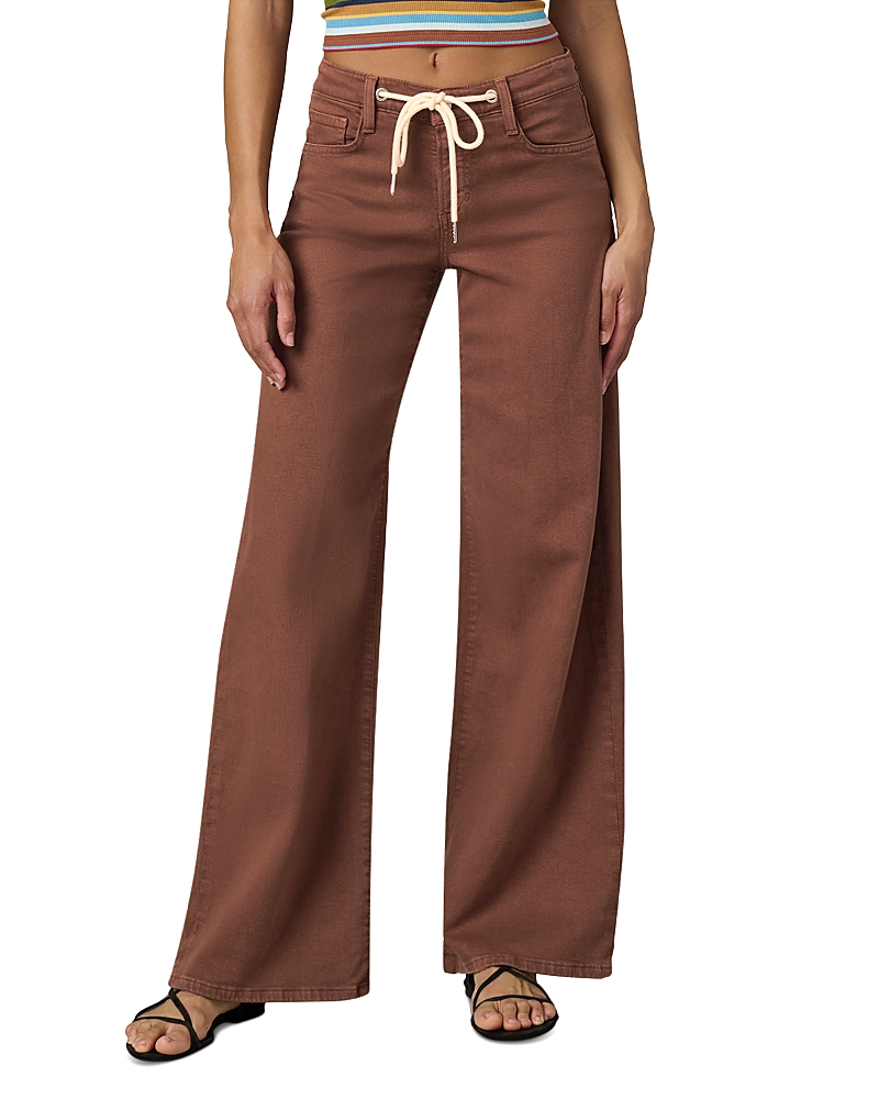 Joe's Jeans The Lou Lou Drawstring Ankle Jeans in Chocolate