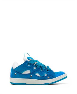  Unisex Curb Patch Sneakers In Leather