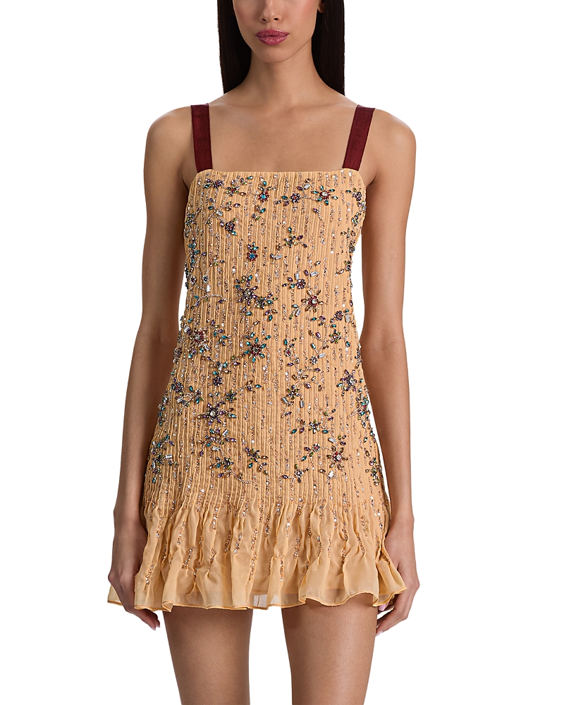 Alice and Olivia Linnea Embellished Dress