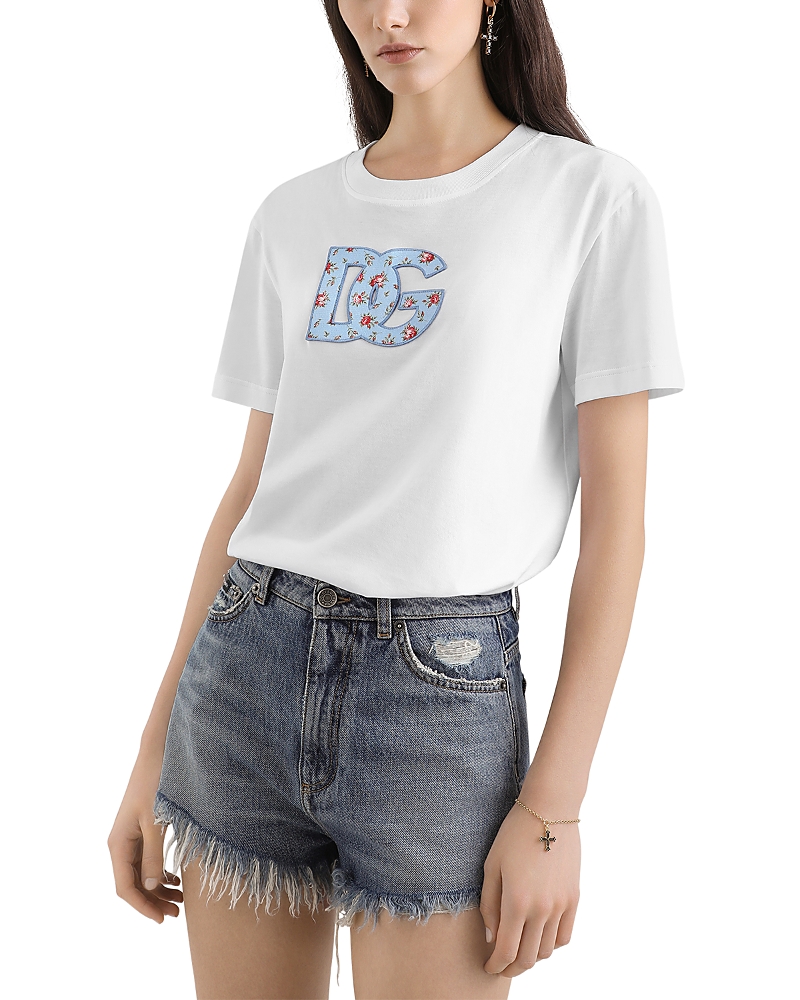 Dolce & Gabbana Dg Print Jersey T Shirt