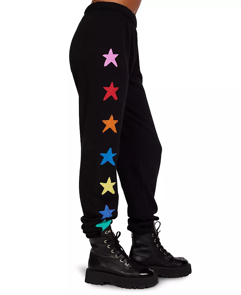 Lauren Moshi Tanzy Brushed Stars Jogger
