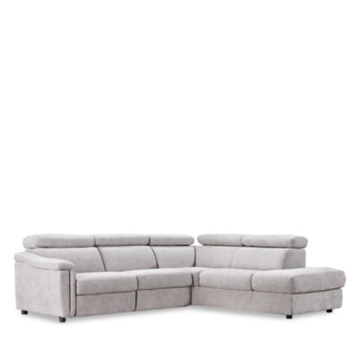 Prato 3-Piece Power Reclining Fabric Sectional