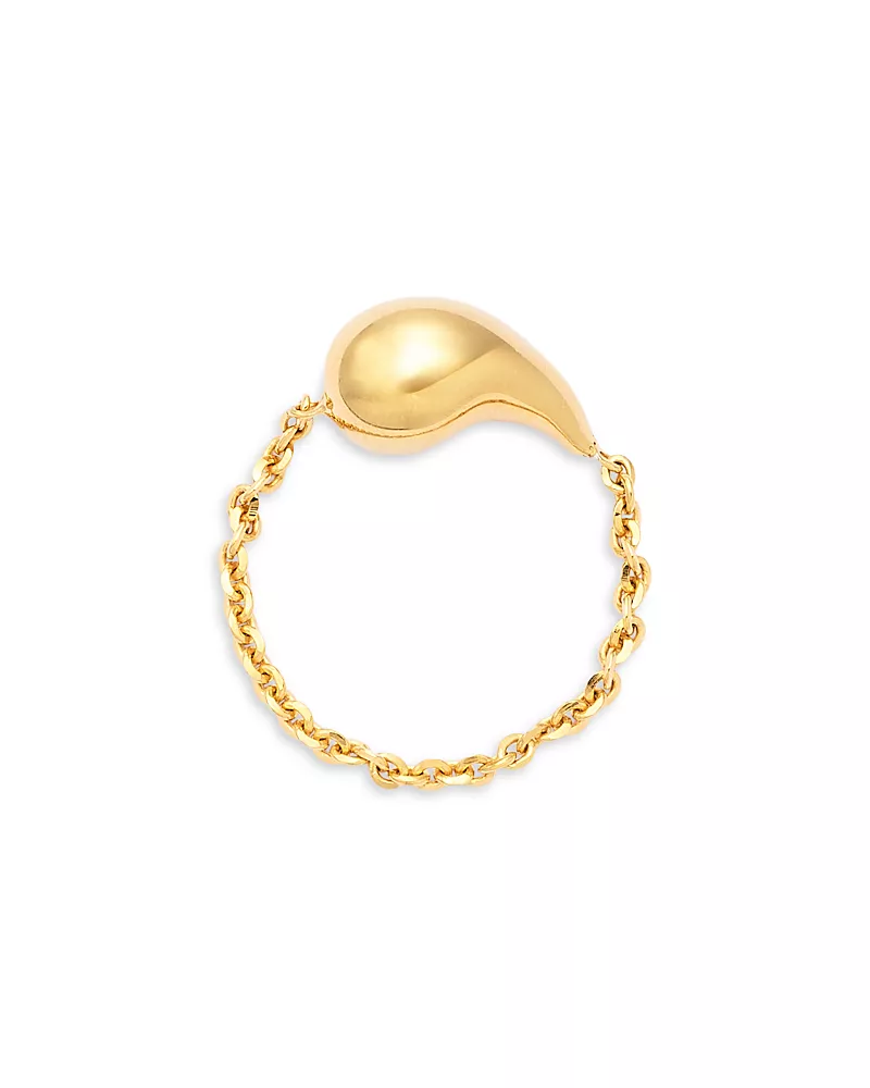 Bottega Veneta Drop Chain Ring