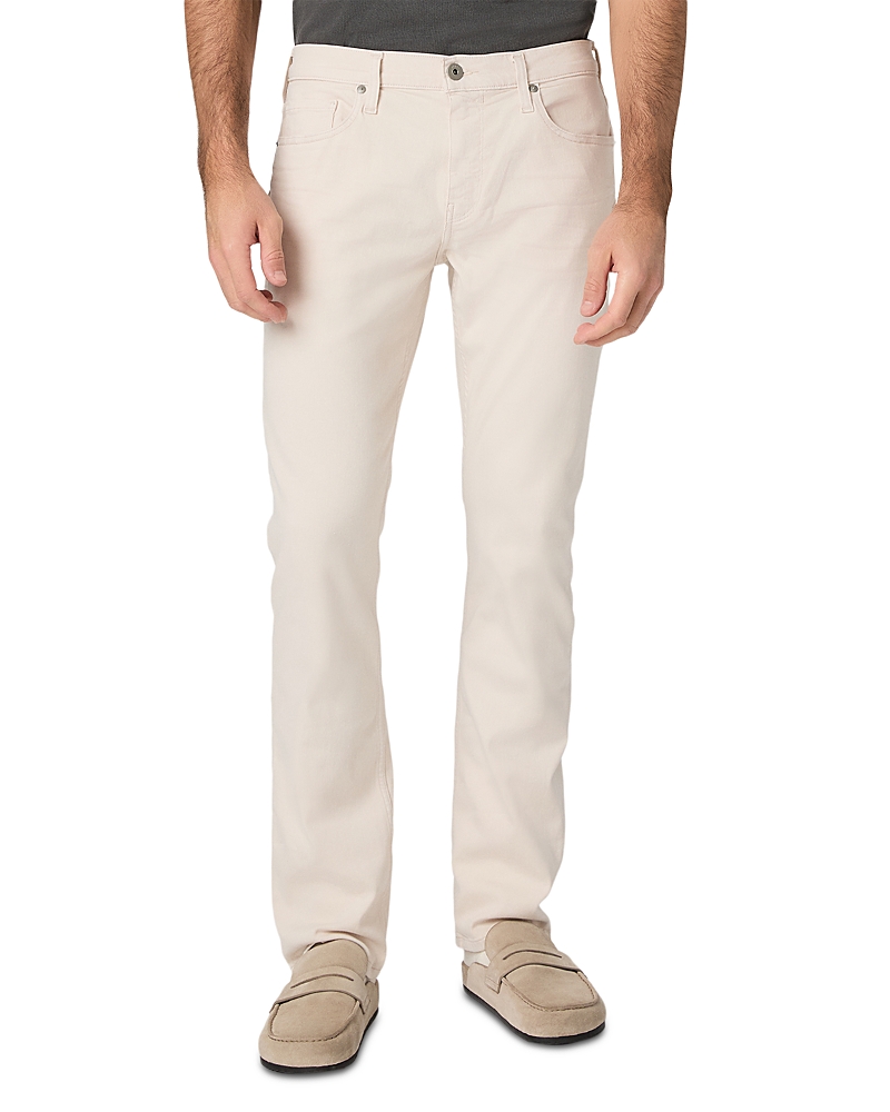 Paige 32 Normandie Straight Fit Jeans in Sea Shell
