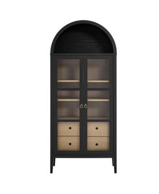  Nolan Tall Arched Storage Display Cabinet