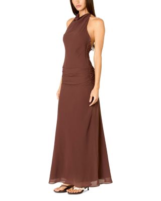v. chapman caterina corset ruffle dress The in Lilac Tapestry Rose 14 / Lilac Tapestry Rose Color:Beige Nude Printed in our delicate 230101select Womens Spring Summer Long