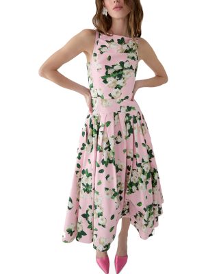 Carolina Herrera Drop Waist Midi Dress | Bloomingdale's Women