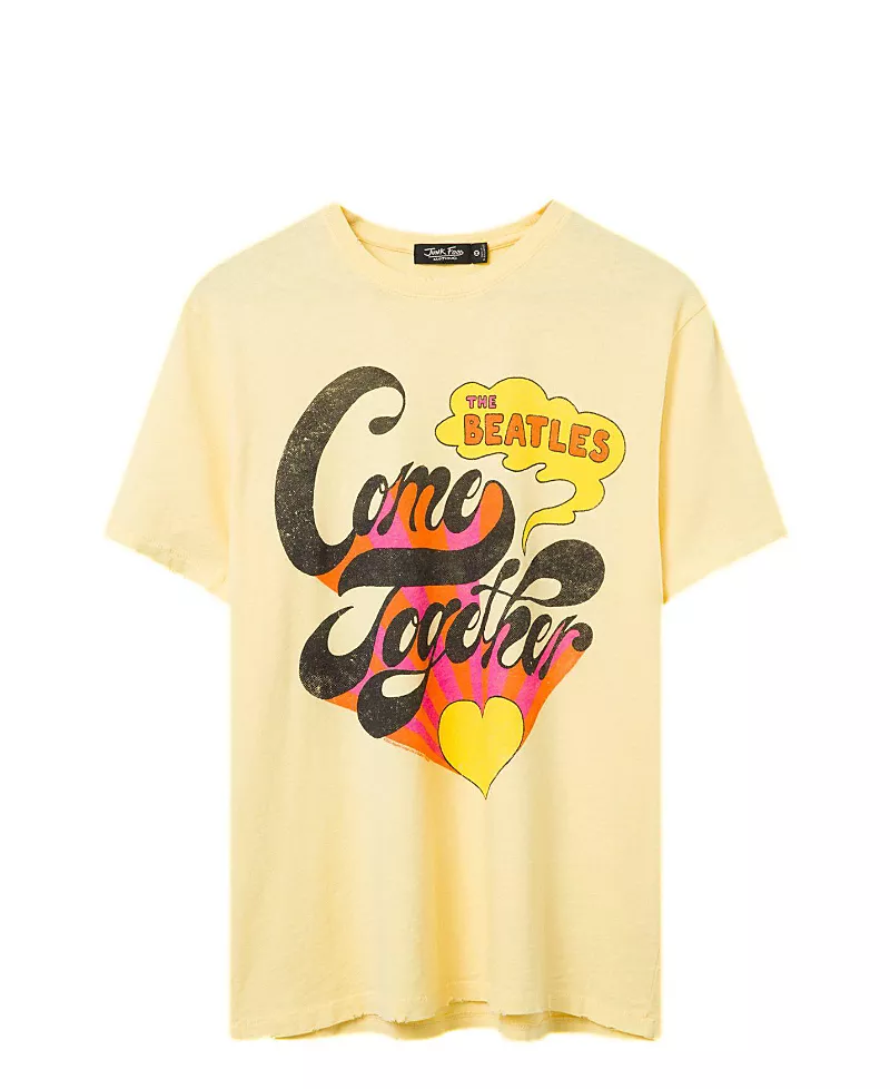 Junk Food Clothing Unisex The Beatles Come Together Vintage Tee