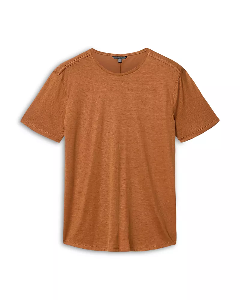John Varvatos Amato Silk Cotton Crewneck Tee