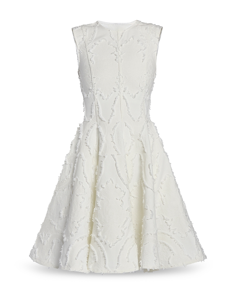 Erdem Round Neck Short Dress