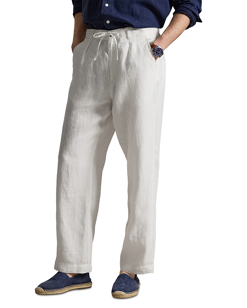 Polo Ralph Lauren Lateef Relaxed Fit Pleated Linen Pants