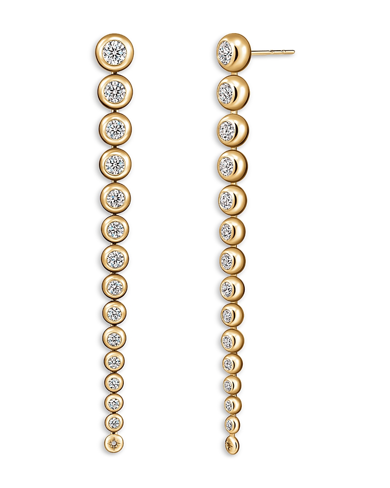 Hearts On Fire 18K Yellow Gold Dream Diamond Bezel Convertible Earrings