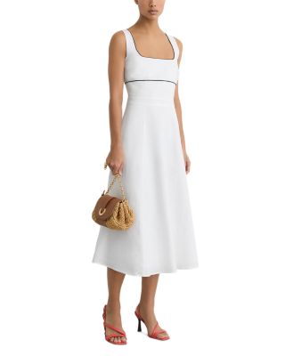 chinese dress ladies hlysgo Petite Dresses for Women Summer Boho Eyelet Embroidery Midi Dresses  Beach Vacation Pleated Long Dress with Pockets at Amazon Women's Clothing  store