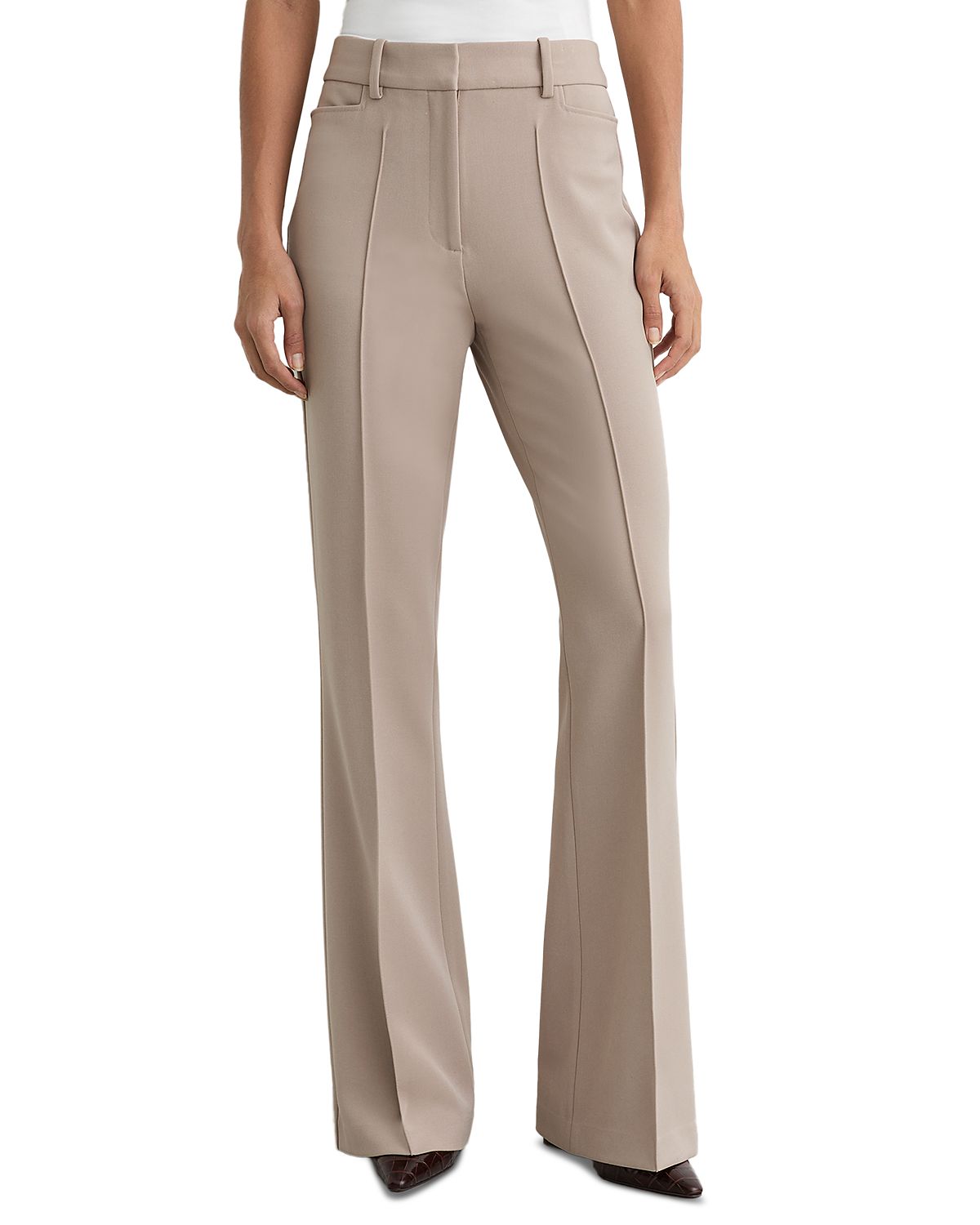 Reiss Petites Gabi Flared Suit Trousers