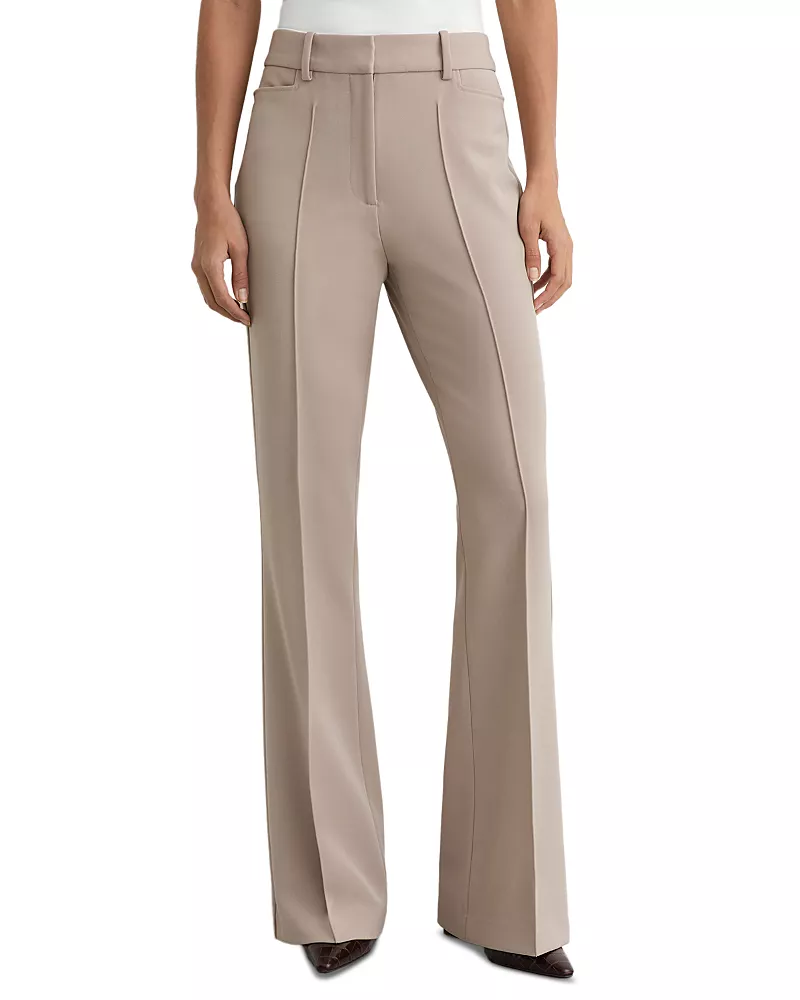 Reiss Petites Gabi Flared Suit Trousers