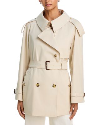 Short Tropical Gabardine Fitzrovia Trench Coat