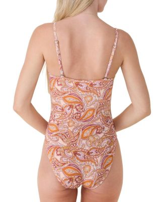  Women's Amalfi Scoop Neck One Piece Swimsuit