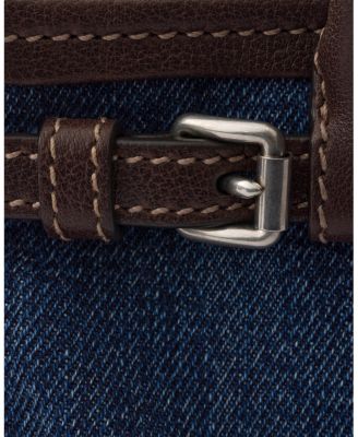 Bonnie Small Denim And Leather Handbag