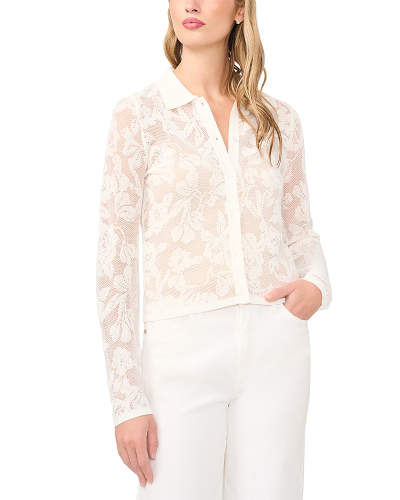 Ted Baker Alberta La Sheer Rose Jacquard Top