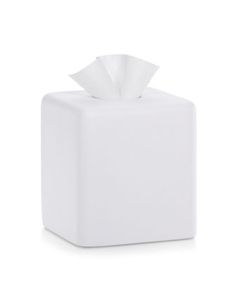 Domus White Matte Tissue Cover
