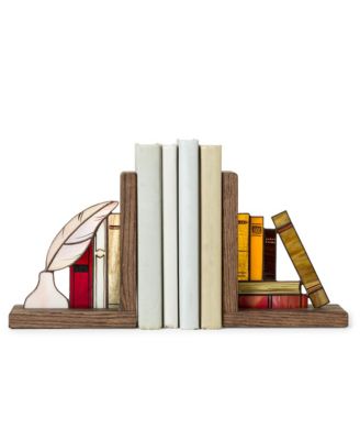  Stained Glass Library Bookends