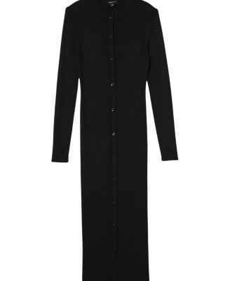 chinese dress ladies Babysoft Bishop Sleeve Knitted Dress Tarmac Khaki Green main image 0