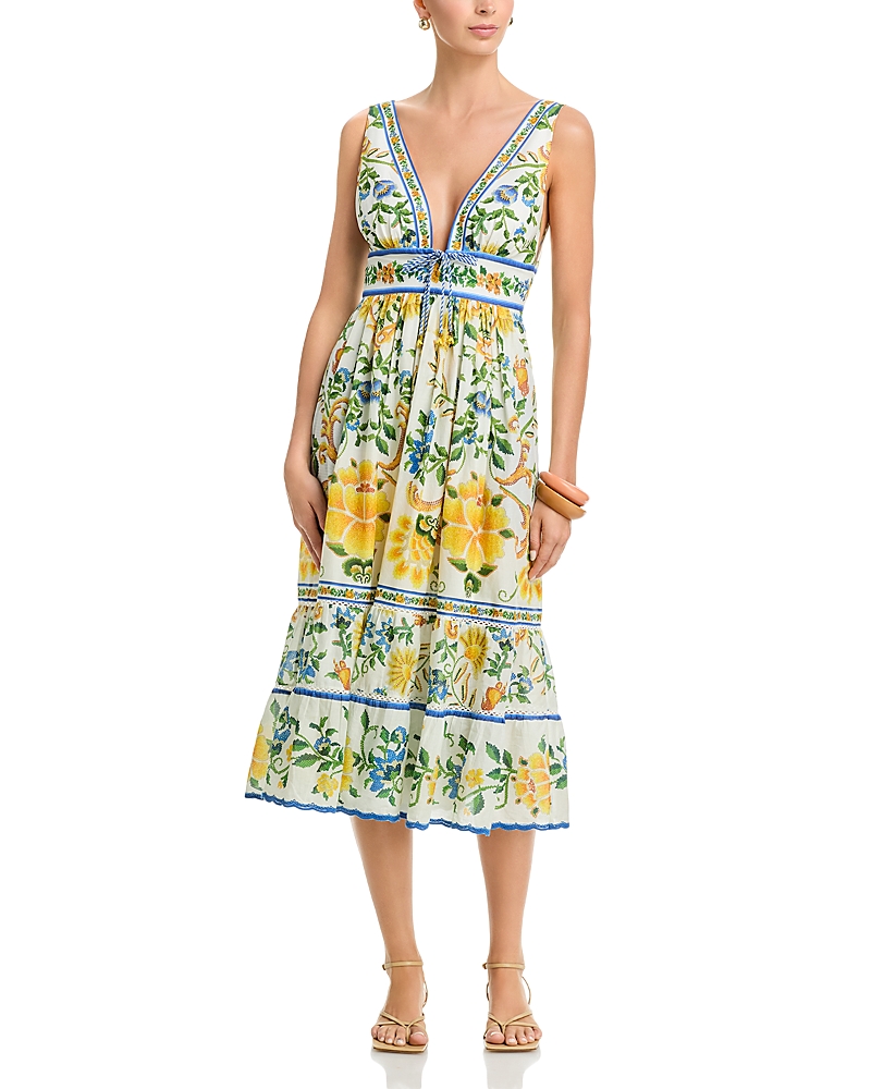 Farm Rio Emily Midi Dress