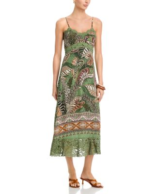 Dotted Foliage Dress