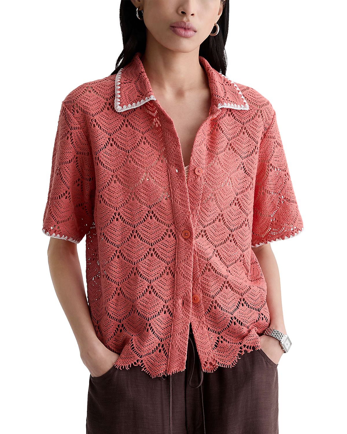 Ag Kaylee Lace Shirt