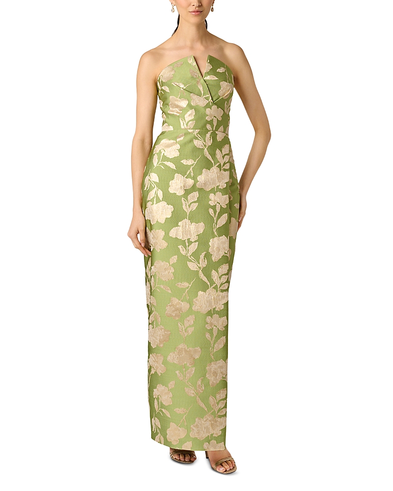 Aidan Mattox Woven Jacquard Dress