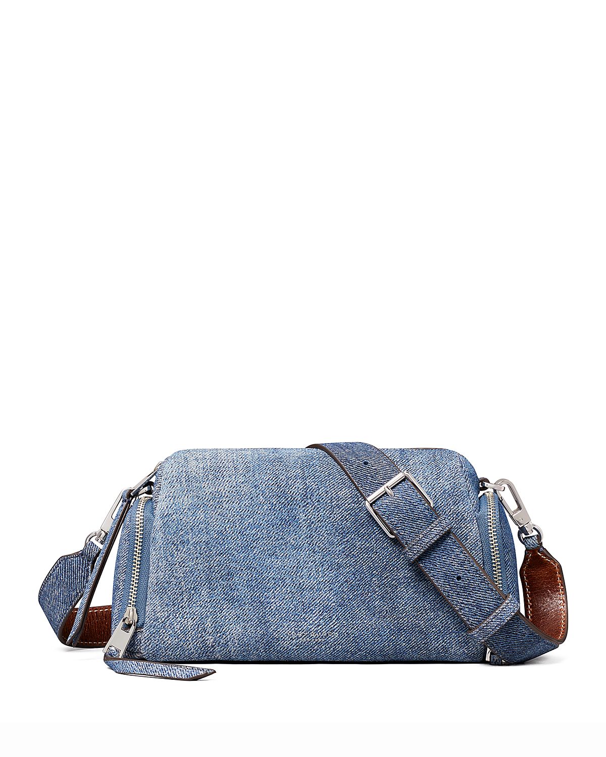Tory Burch Terry Denim Print Crossbody Bag