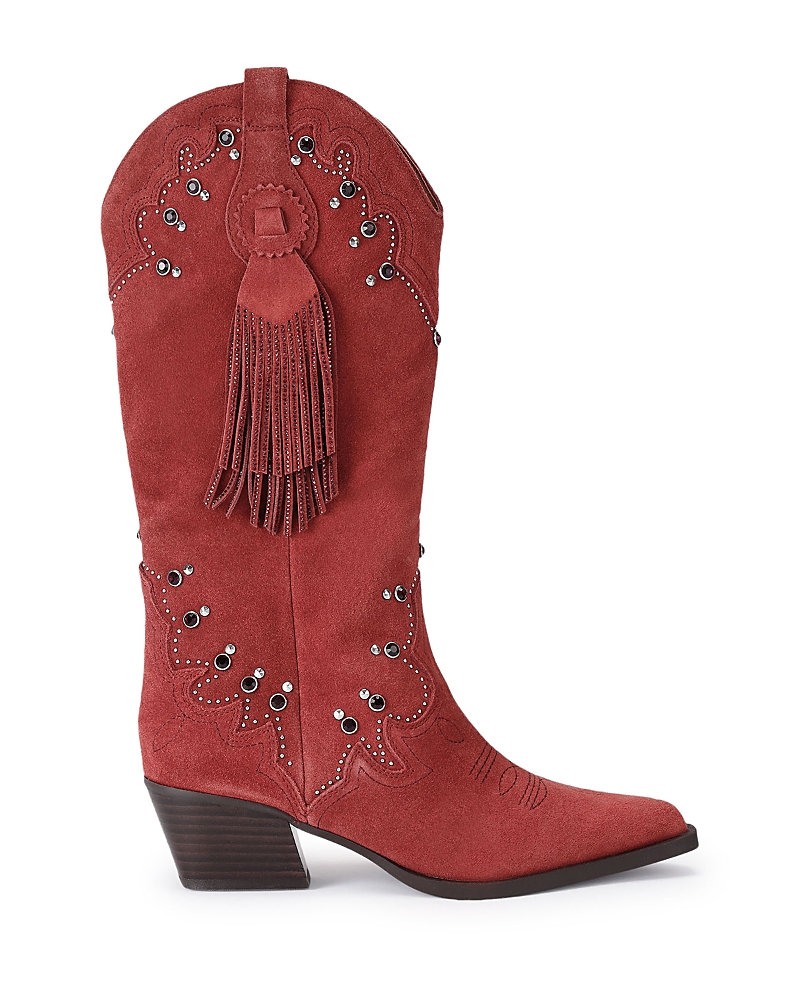 Kurt Geiger London Women's Oxford Western Tassel Boots