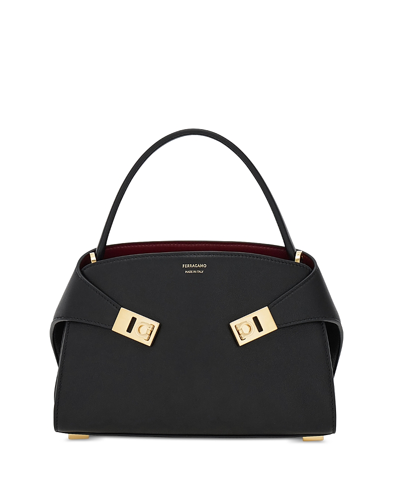 Ferragamo Hug Soft Leather Shoulder Bag