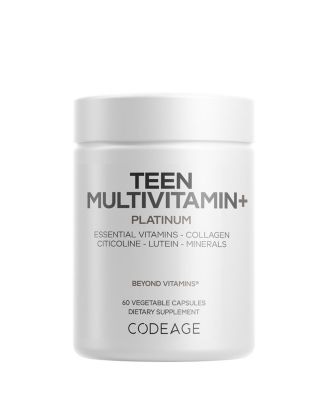  Teen Multivitamin+ Platinum, Vitamin A, E, B12, K2, Citicoline, Zeaxanthin, Collagen